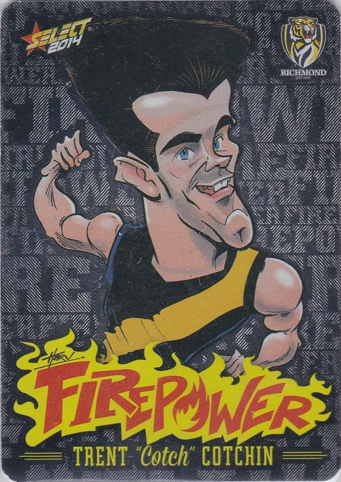 Trent Cotchin, Firepower Caricatures, 2014 Select AFL Champions