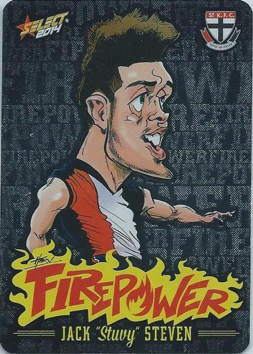 Jack Steven, Firepower Caricatures, 2014 Select AFL Champions