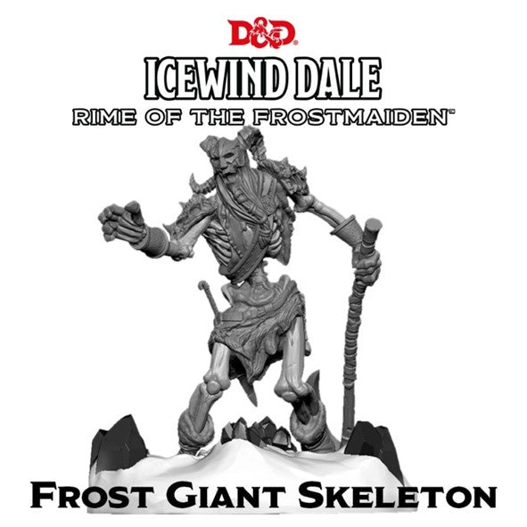 D&D Dungeons & Dragons Icewind Dale Rime of the Frostmaiden Frost Giant Skeleton