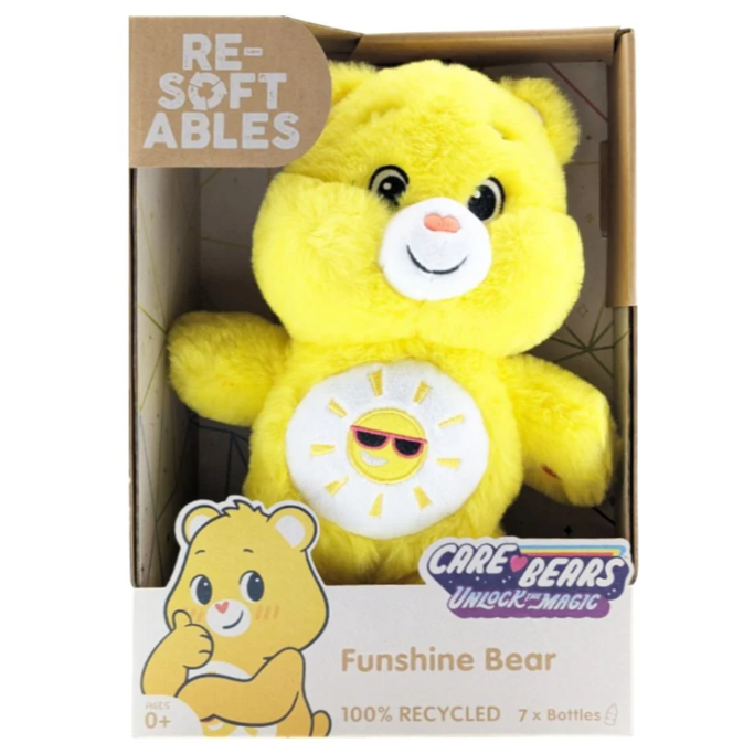 Care Bears Re-Softables Unlock The Magic Funshine Bear Plush