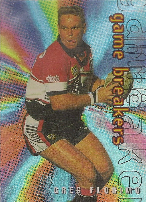 Greg Florimo, Game Breakers, 1996 Dynamic NRL Series 1
