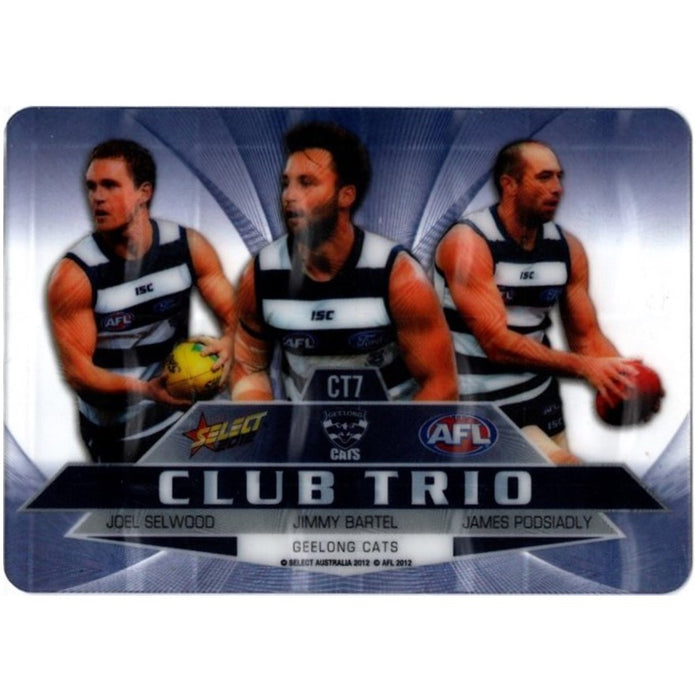 Selwood, Bartel, Podsiadly, Club Trio, 2012 Select AFL Champions