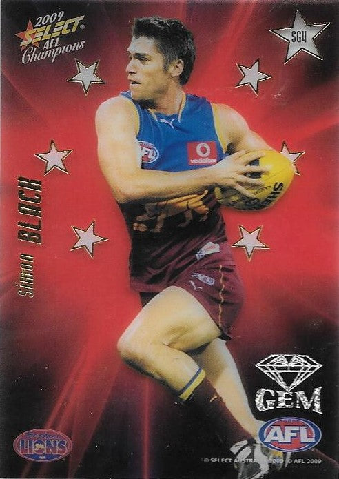 Simon Black, Red Gem, 2009 Select AFL Champions