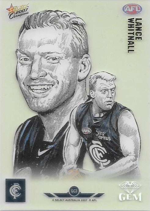 Lance Whitnall, Gem, 2007 Select AFL Champions