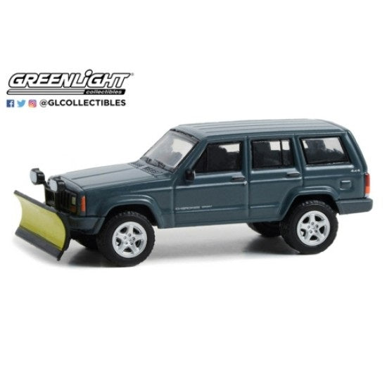 2000 Jeep Cherokee Sport, Blue Collar Collection S12, 1:64 Diecast Vehicle