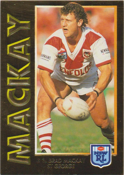 Brad Mackay, Gold Card, 1994 Dynamic NRL