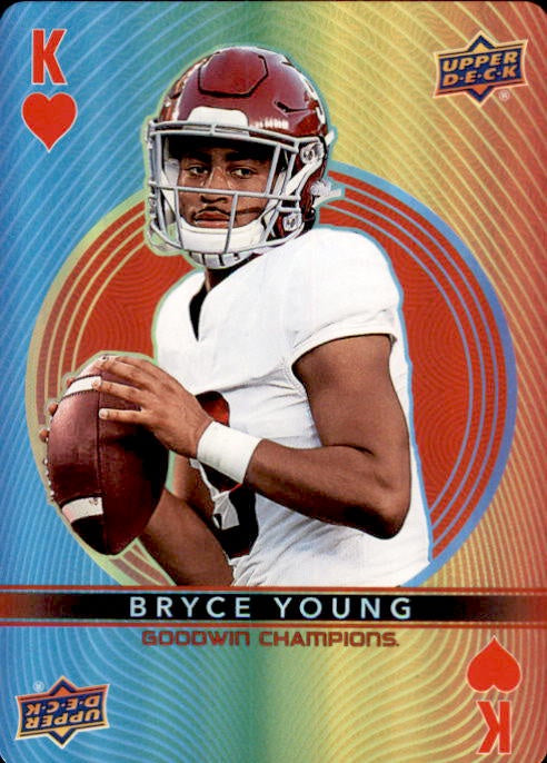 Bryce Young, Goodwin Playing Card, 2022 Upper Deck Goodwin Champions