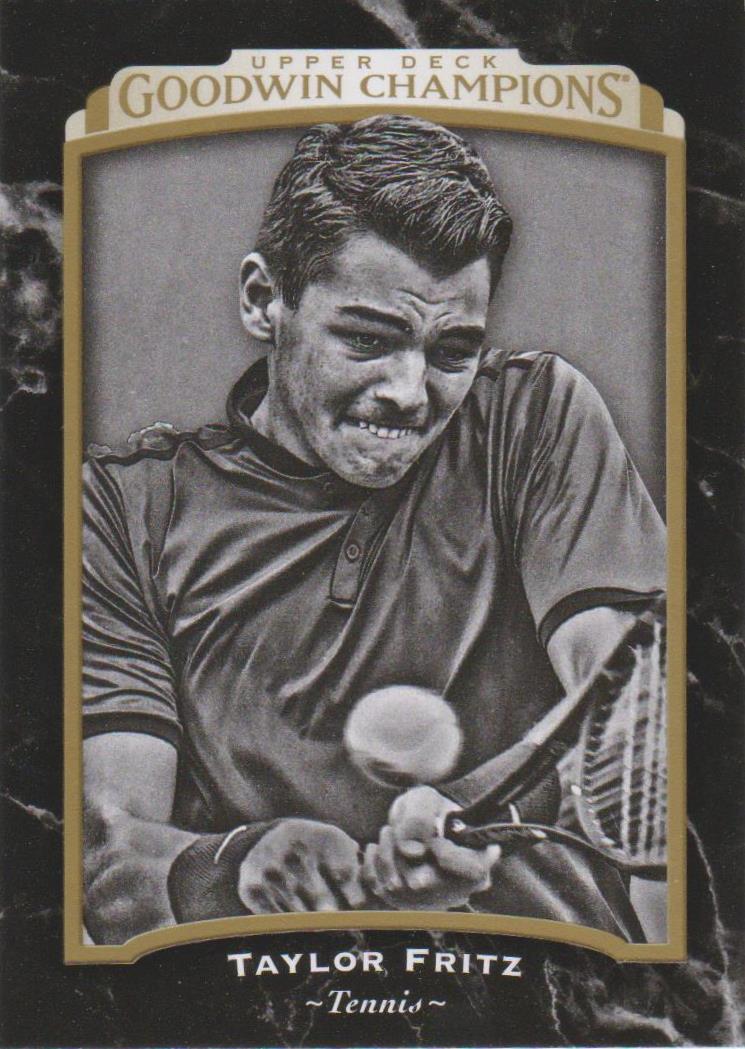 Taylor Fritz, Black Border, 2017 Upper Deck Goodwin Champions