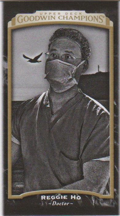 Reggie Ho, Black & White Mini, 2017 Upper Deck Goodwin Champions