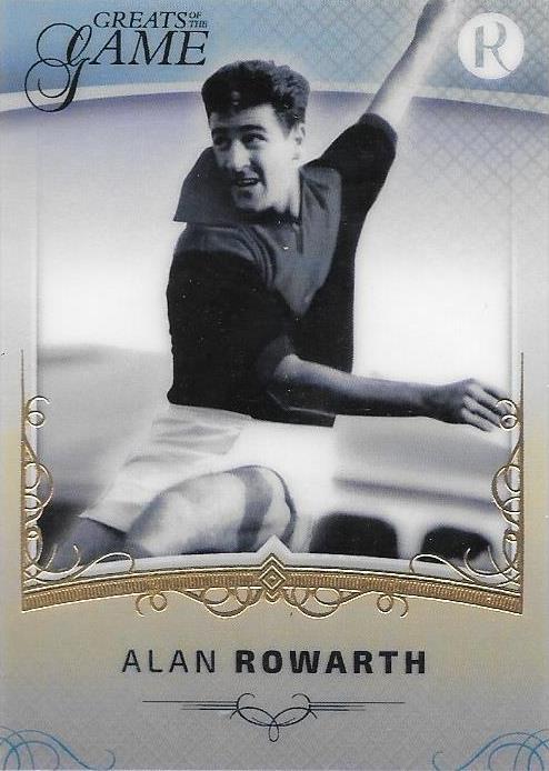 Alan Rowarth, Gold Parallel, 2017 Regal Football Greats of the Game