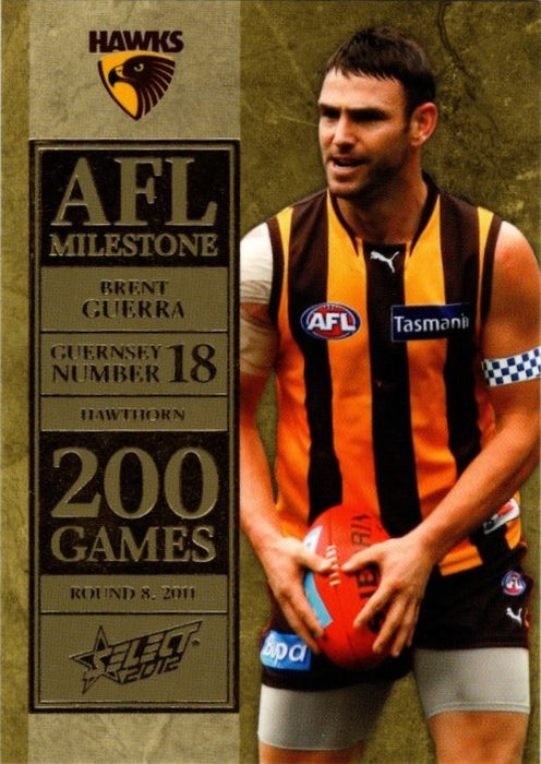 Brent Guerra, 200 Game Milestone, 2012 Select AFL Champions