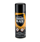 Citadel Colour Spray Paint, Chaos Black 62-02, 400ml