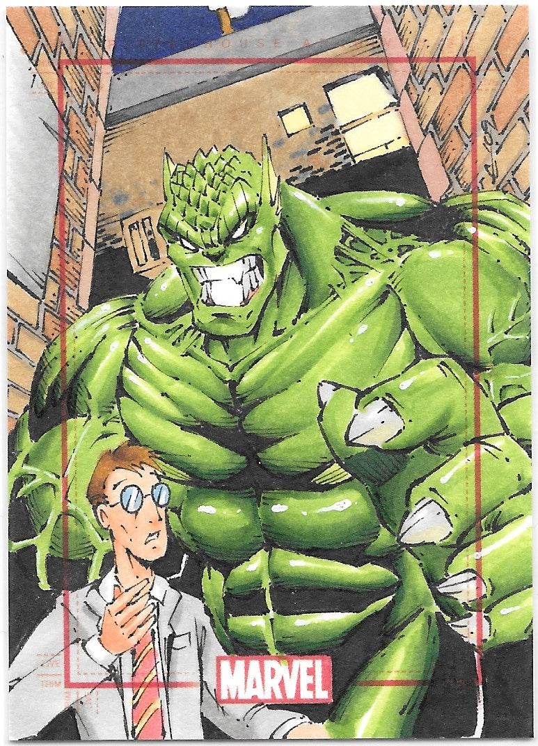 Abomination, SketchaFEX Sketch Card, 2009 Rittenhouse Marvel Comics 70 Years