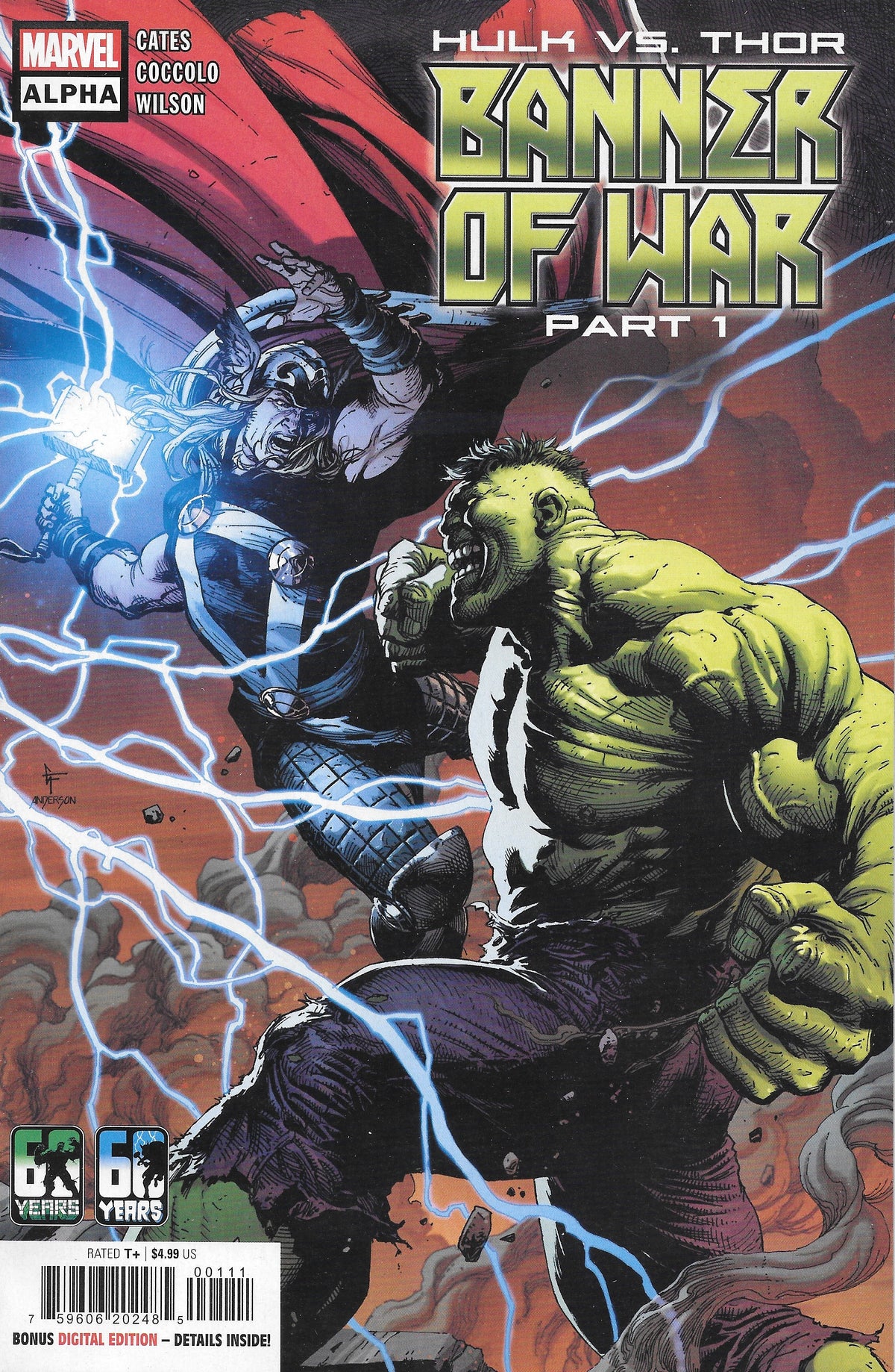 Hulk Vs Thor Banner Of War, Alpha Comic — Ja Ja's Collectables