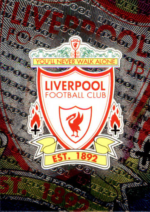 Liverpool, Team Foil Badges, Merlin Premier Gold 1998 EPL Soccer