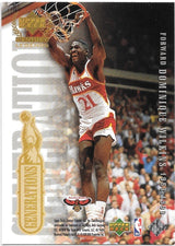 Kevin Garnett, Dominique Wilkins, Generations, 1998-99 UD Century Legends Basketball NBA