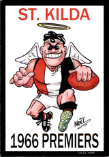 St Kilda Saints 1966 Premiers Card Set by Noel