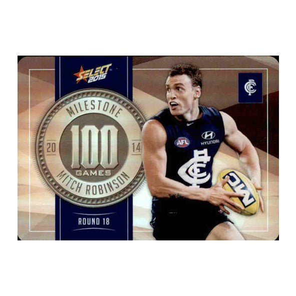 Mitch Robinson, 100 Games Milestone, 2015 Select AFL Champions