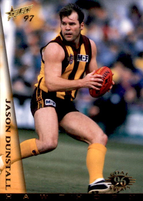 Jason Dunstall, Goal Greats Box Card, 1997 Select AFL