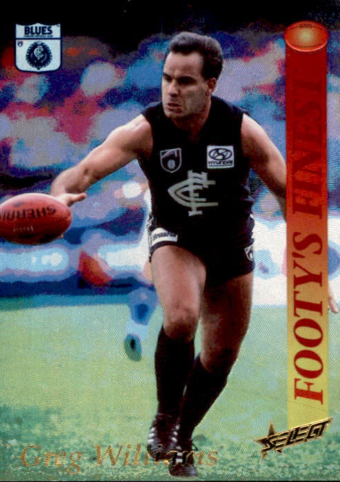 Greg Williams, Footy's Finest, 1995 Select AFL