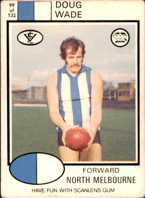 Doug Wade, 1975 Scanlens VFL #99