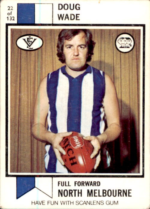 Doug Wade, 1974 Scanlens VFL