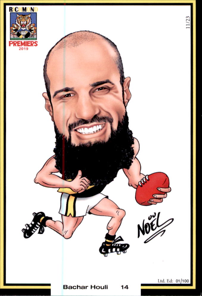 Richmond Tigers 2019 Premiers Card Set by Noel