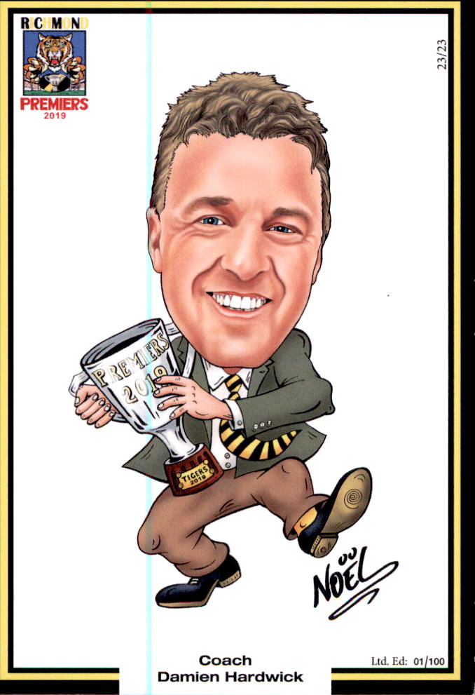 Richmond Tigers 2019 Premiers Card Set by Noel