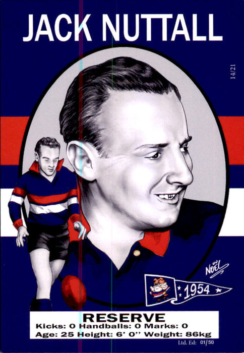 Footscray Bulldogs 1954 Premiers Card Set by Noel