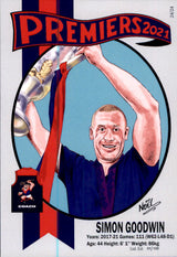 Melbourne Demons 2021 Premiers Card Set by Noel