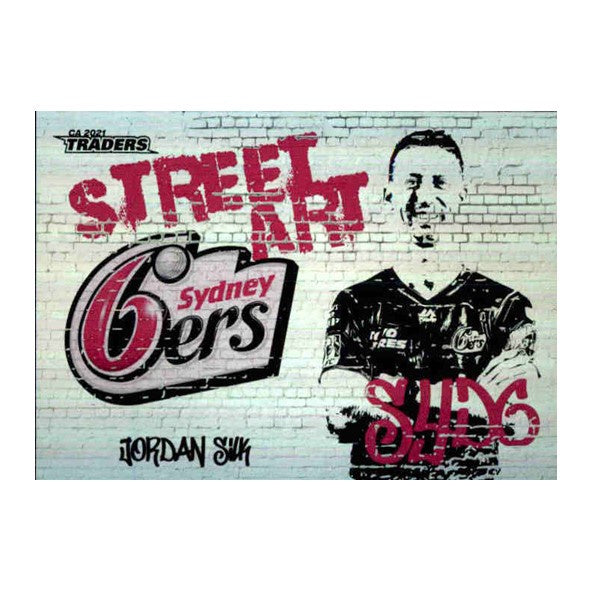 Jordan Silk, Street Art, 2021-22 TLA Traders Cricket Australia & BBL