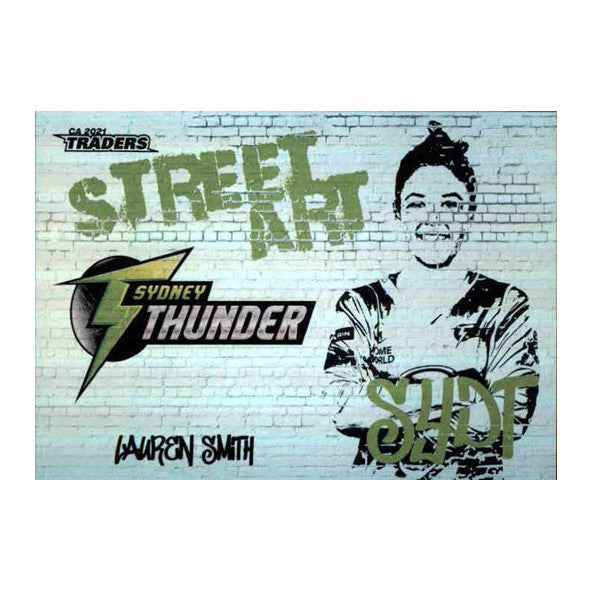 Lauren Smith, Street Art, 2021-22 TLA Traders Cricket Australia & BBL