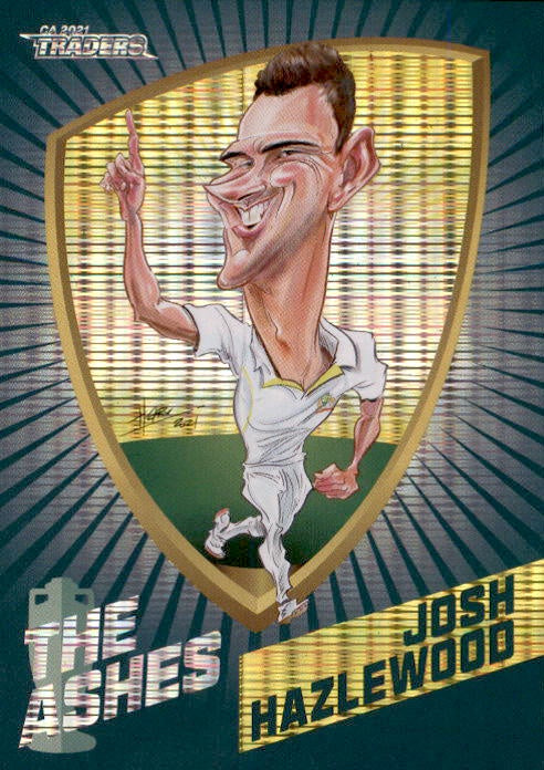 Josh Hazlewood, Ashes Caricatures, 2021-22 TLA Traders Cricket Australia & BBL