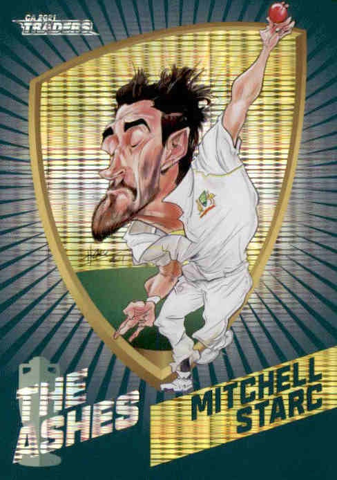 Mitchell Starc, Ashes Caricatures, 2021-22 TLA Traders Cricket Australia & BBL