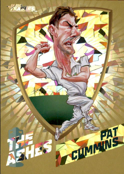 Pat Cummins, Gold Ashes Caricatures, 2021-22 TLA Traders Cricket Australia & BBL
