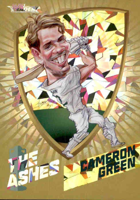 Cameron Green, Gold Ashes Caricatures, 2021-22 TLA Traders Cricket Australia & BBL
