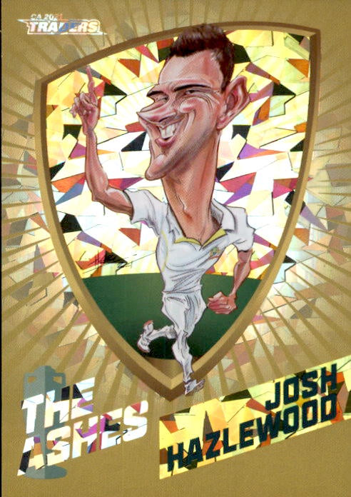 Josh Hazlewood, Gold Ashes Caricatures, 2021-22 TLA Traders Cricket Australia & BBL