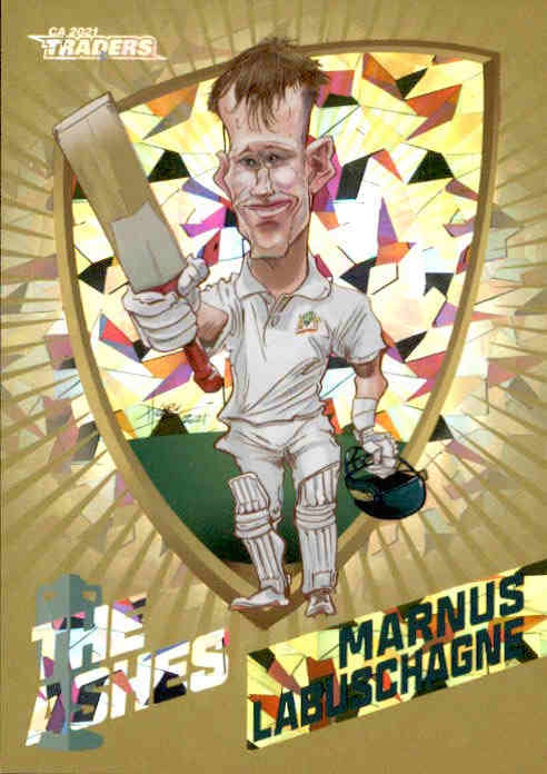 Marnus Labischagne, Gold Ashes Caricatures, 2021-22 TLA Traders Cricket Australia & BBL