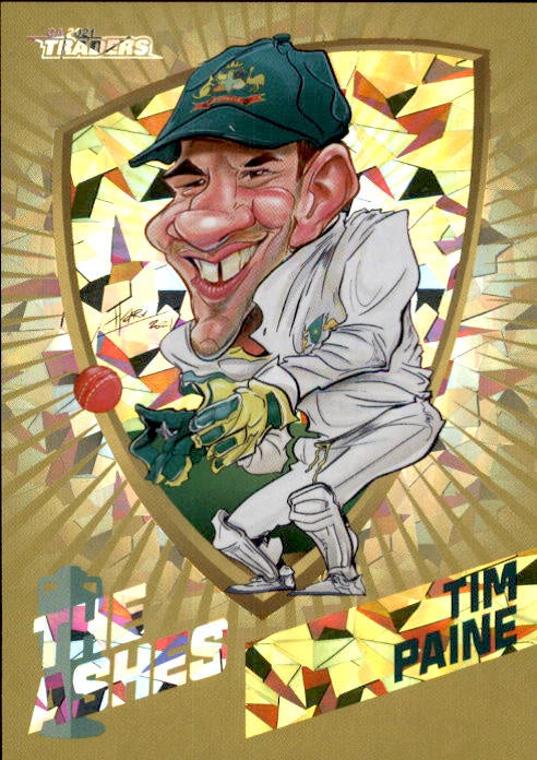 Tim Payne, Gold Ashes Caricatures, 2021-22 TLA Traders Cricket Australia & BBL