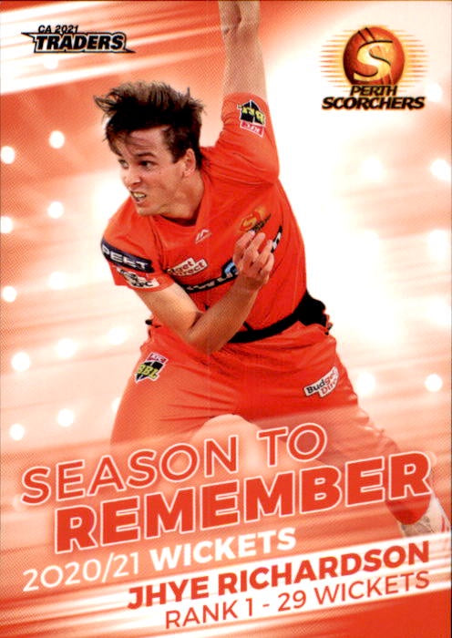 Jhye Richardson, Season to Remember, 2021-22 TLA Traders Cricket Australia & BBL