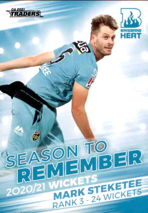Mark Steketee, Season to Remember, 2021-22 TLA Traders Cricket Australia & BBL