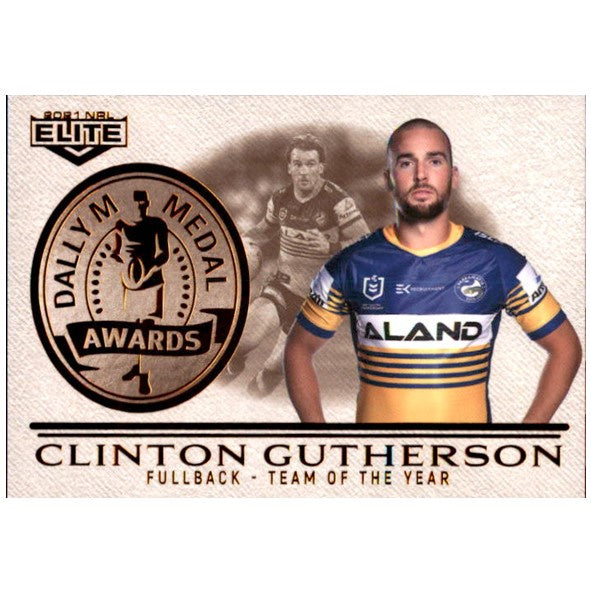 Clinton Gutherson, Dally M Awards, 2021 TLA Elite NRL Rugby League