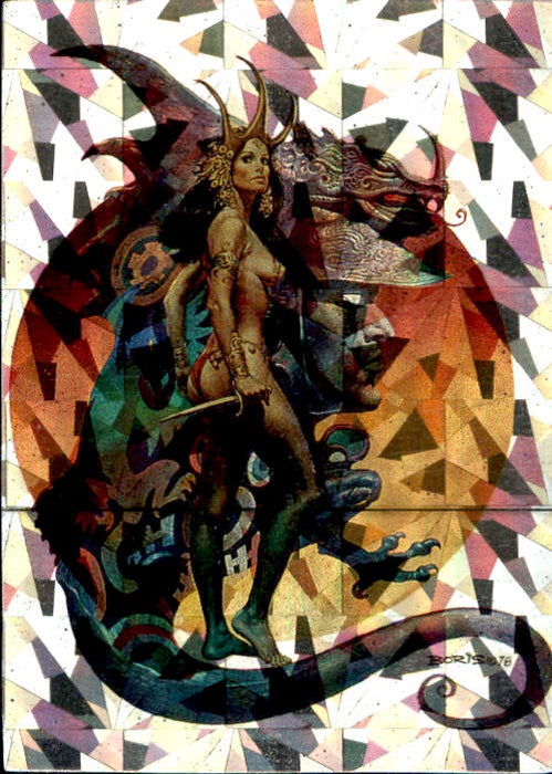 1993 Comic Images Boris 3 All-Prism card, Dragon Maiden #51