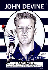 Geelong Cats 1963 Premiers Card Set by Noel
