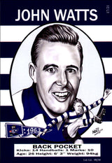 Geelong Cats 1963 Premiers Card Set by Noel