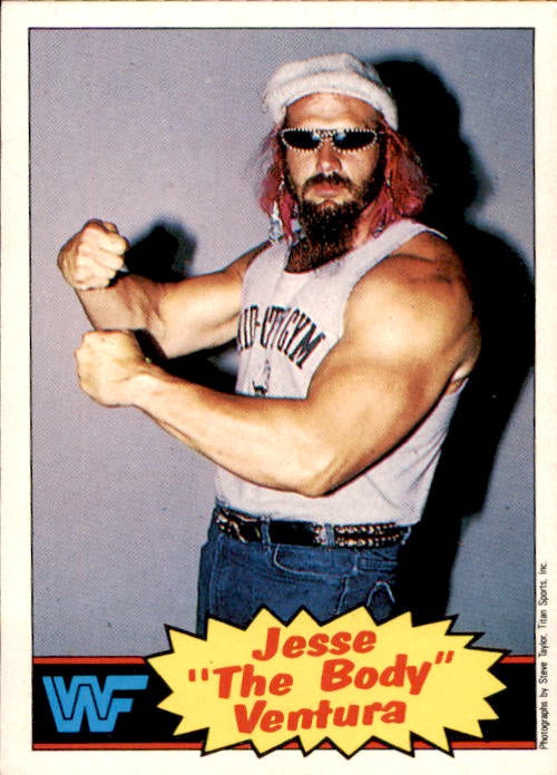 Jesse The Body Ventura, #11, 1986 WWF Scanlens