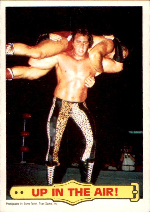 Brutus Beefcake, Up in the Air!, #26, 1986 WWF Scanlens