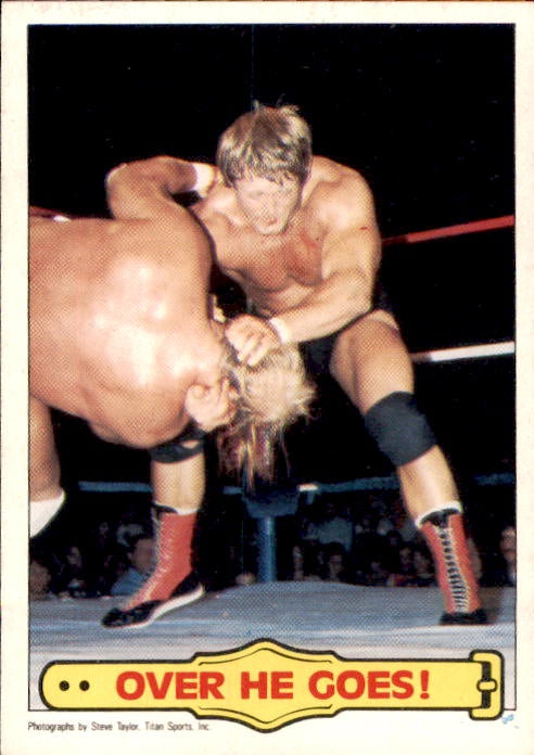 Paul Mr Wonderful Orndorff, Over He Goes!, #30, 1986 WWF Scanlens