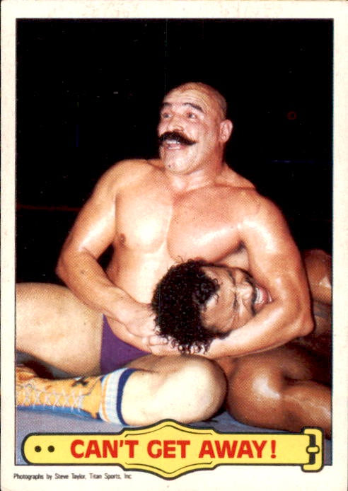 The Iron Sheik, Can't Get Away!, #51, 1986 WWF Scanlens