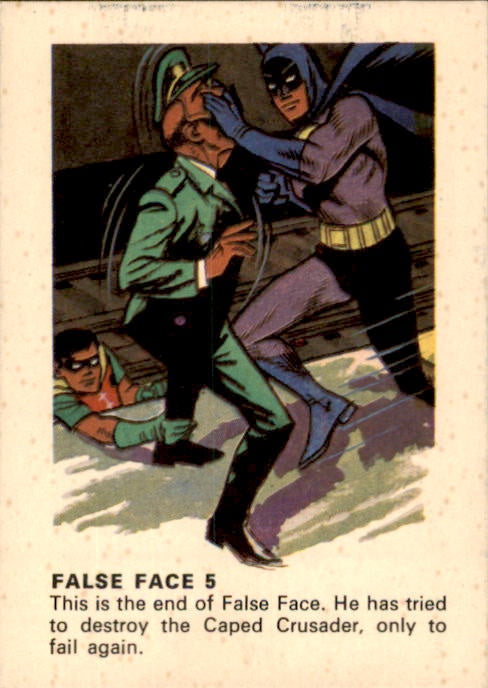 False Face #5, 1966 Batman Weeties & Rice Krinkles
